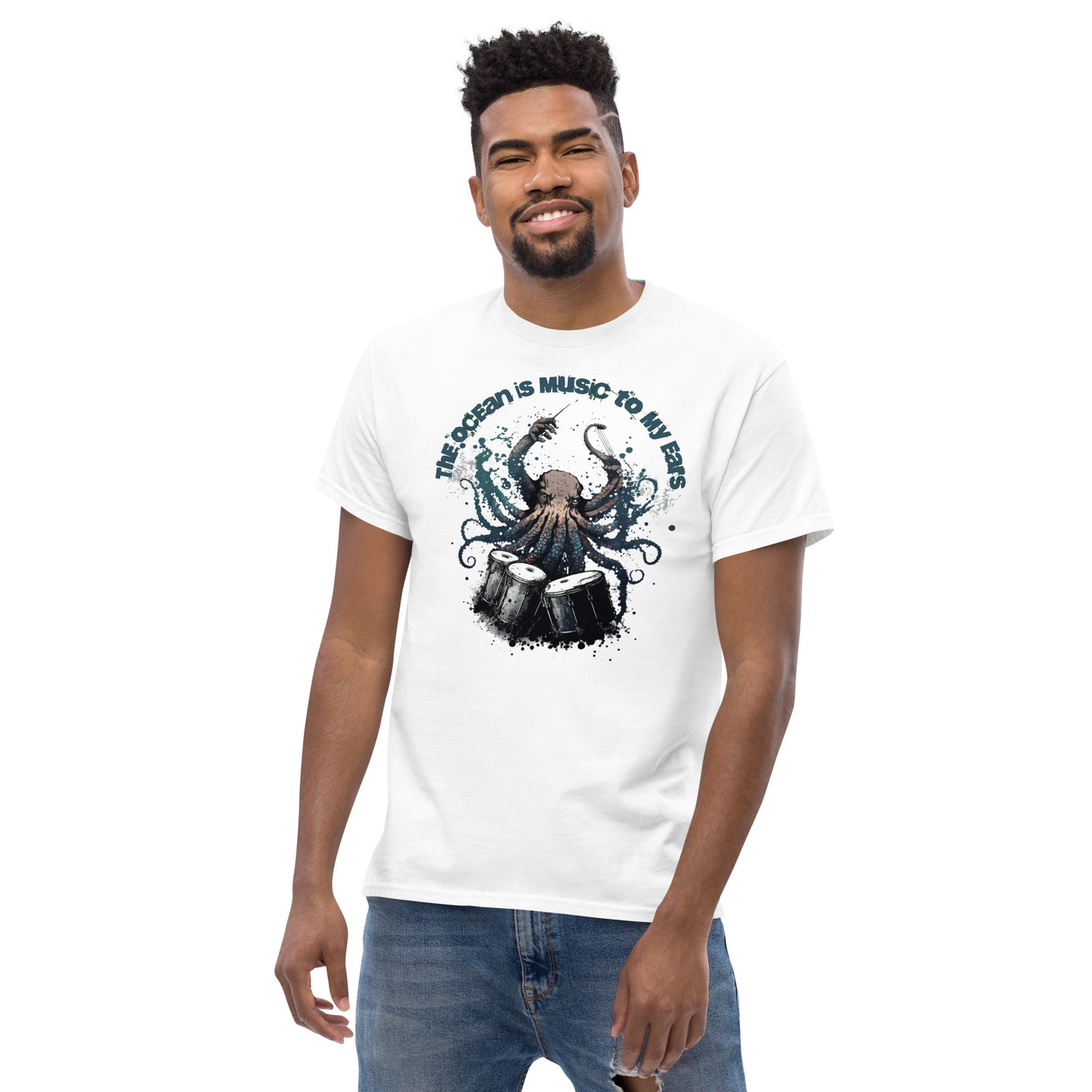 Octopus Drummer Men's Classic Tee