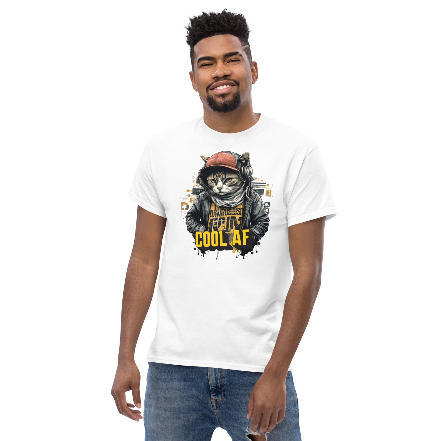 Cool AF Cat Men's Classic Tee