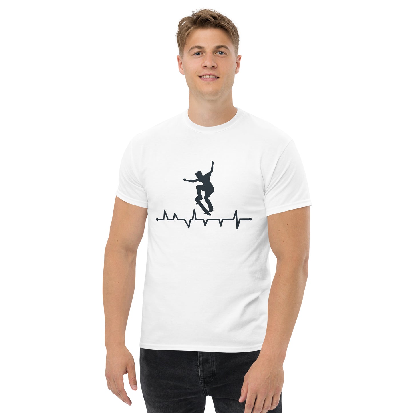 Skater Heartbeat Men's Classic Tee