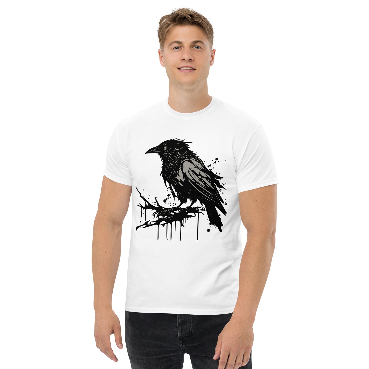 Raven Paint Splatter Men's Classic Tee