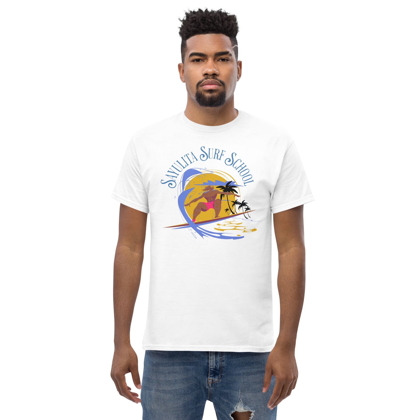 Sayulita Surf School Men's Classic Tee