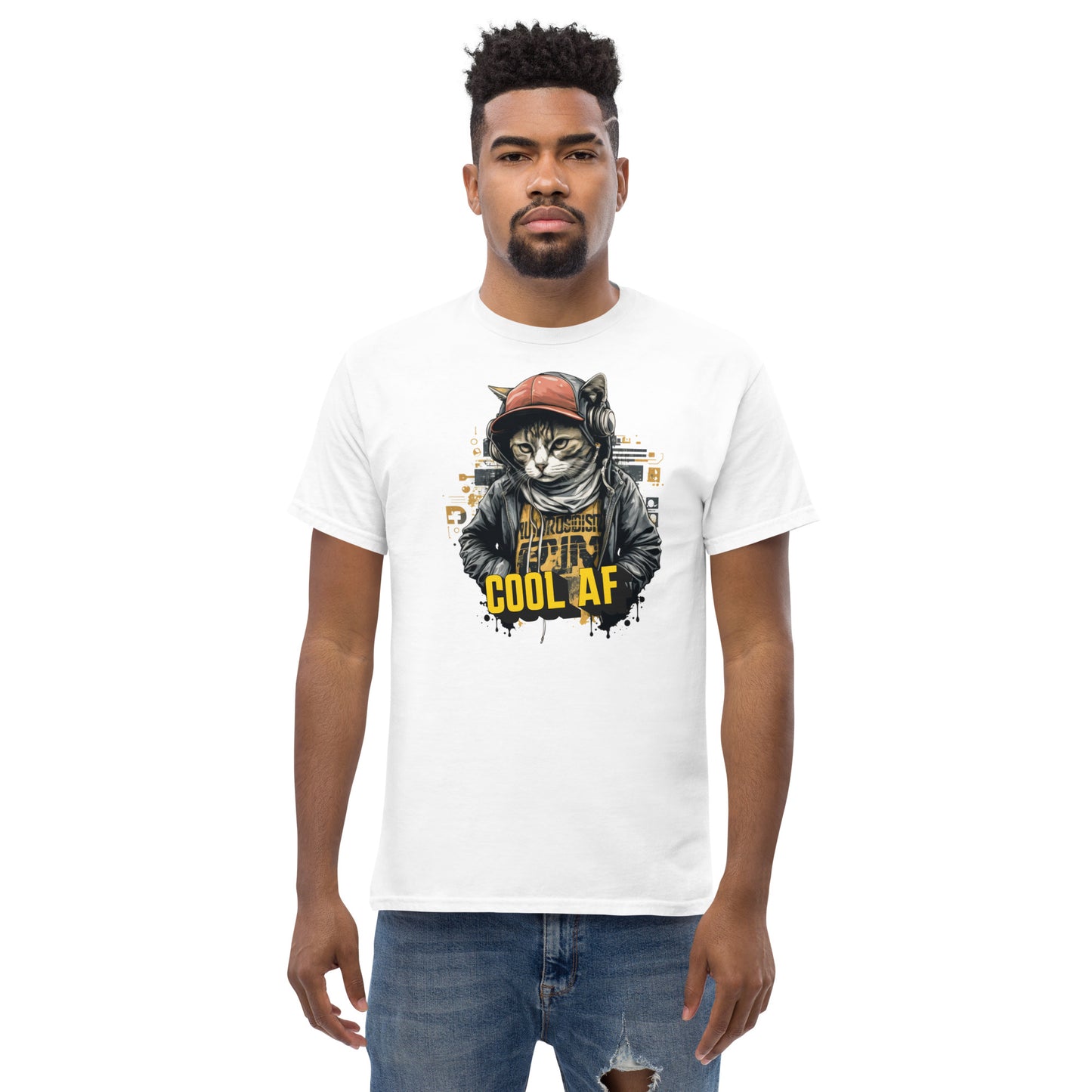 Cool AF Cat Men's Classic Tee