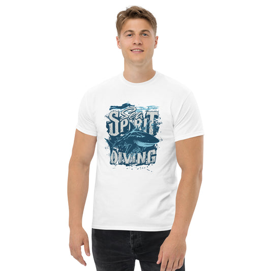 Scuba Shark Sea Spirit Diving Men's Classic Tee