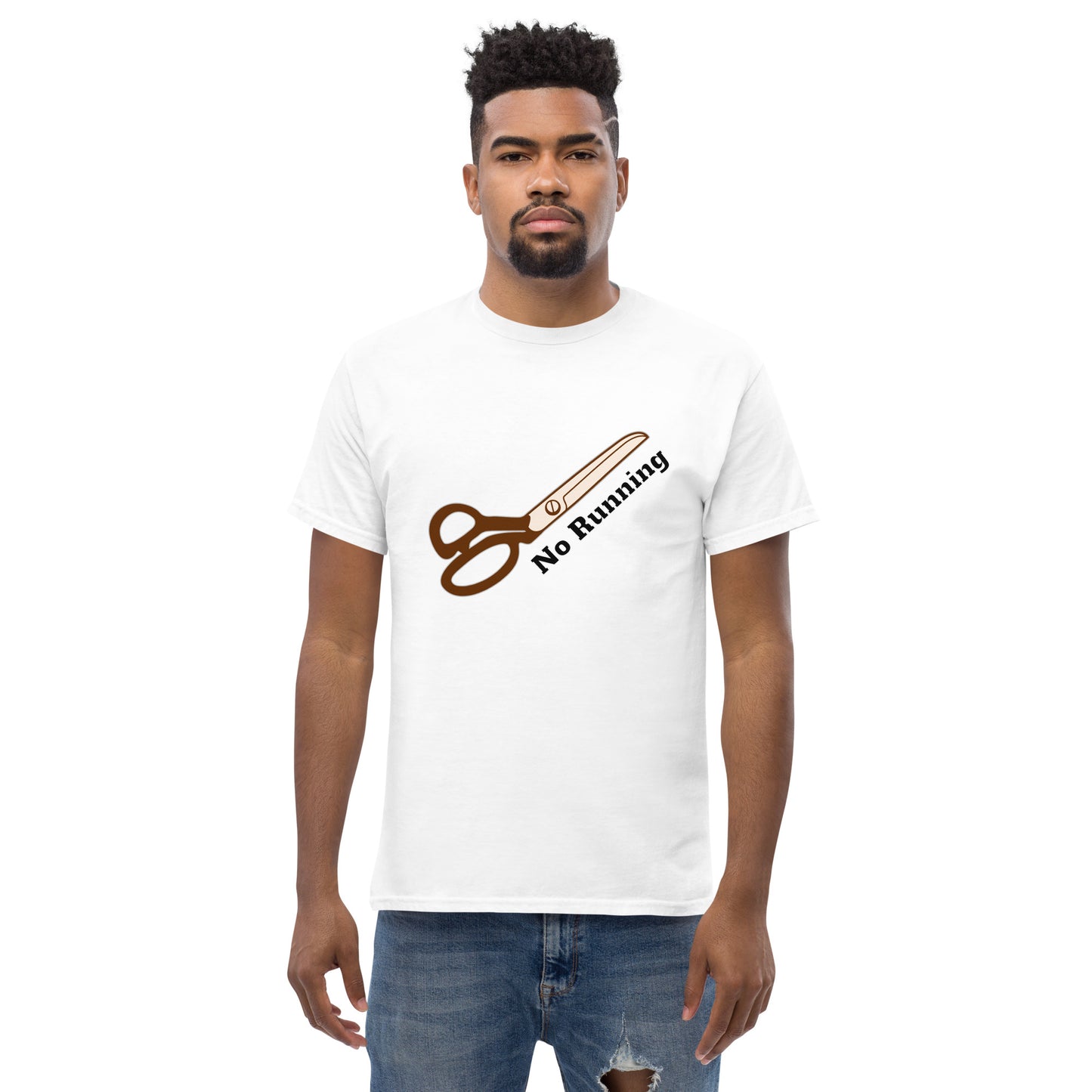 Scissors No Running Men's Classic Tee