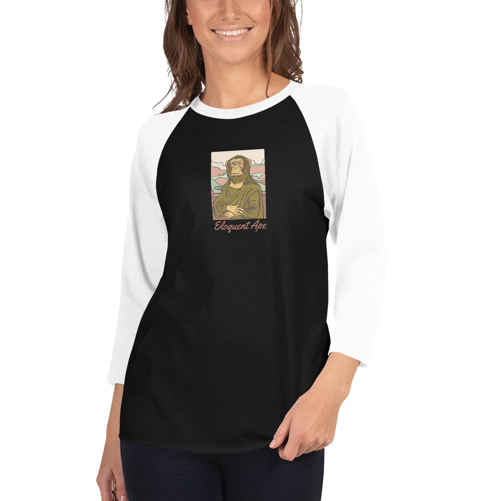 Mona Ape 3/4 Sleeve Raglan Shirt