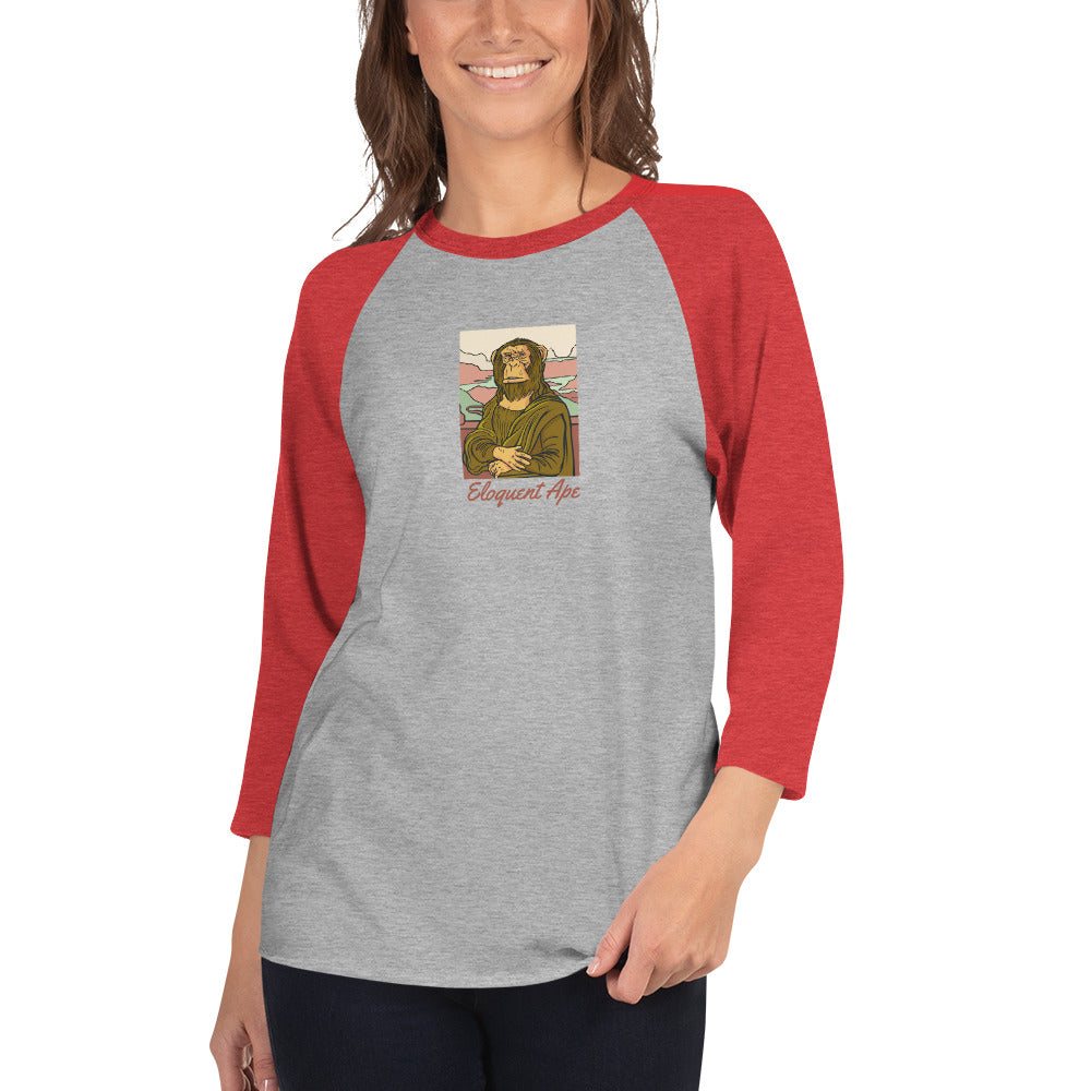 Mona Ape 3/4 Sleeve Raglan Shirt