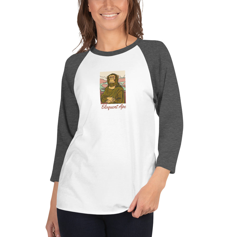 Mona Ape 3/4 Sleeve Raglan Shirt