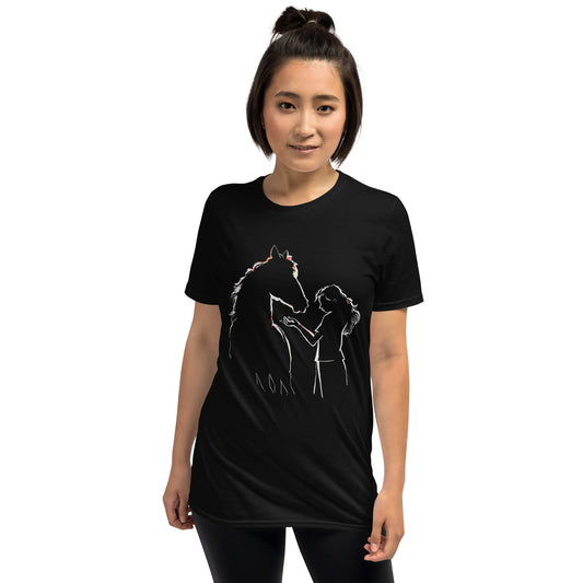 Horse & Girl Short-Sleeve Unisex T-Shirt