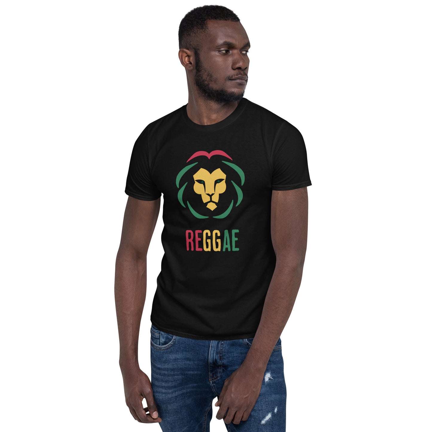 Reggae Lion Short-Sleeve Unisex T-Shirt