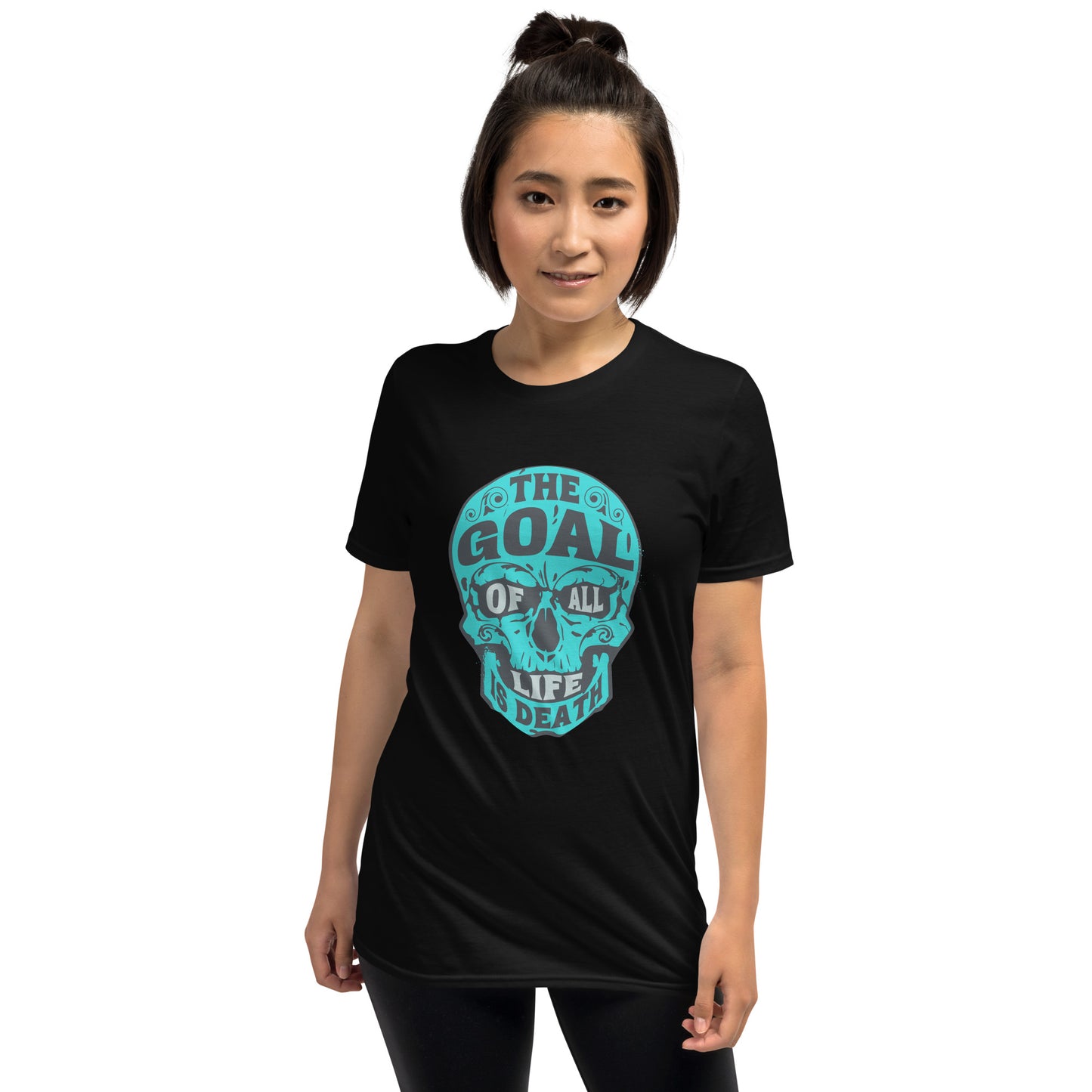 Skull of Death Azul Short-Sleeve Unisex T-Shirt