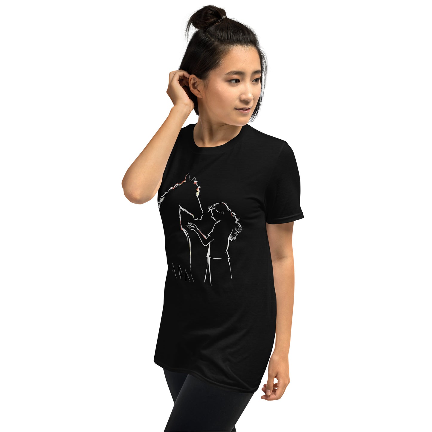 Horse & Girl Short-Sleeve Unisex T-Shirt