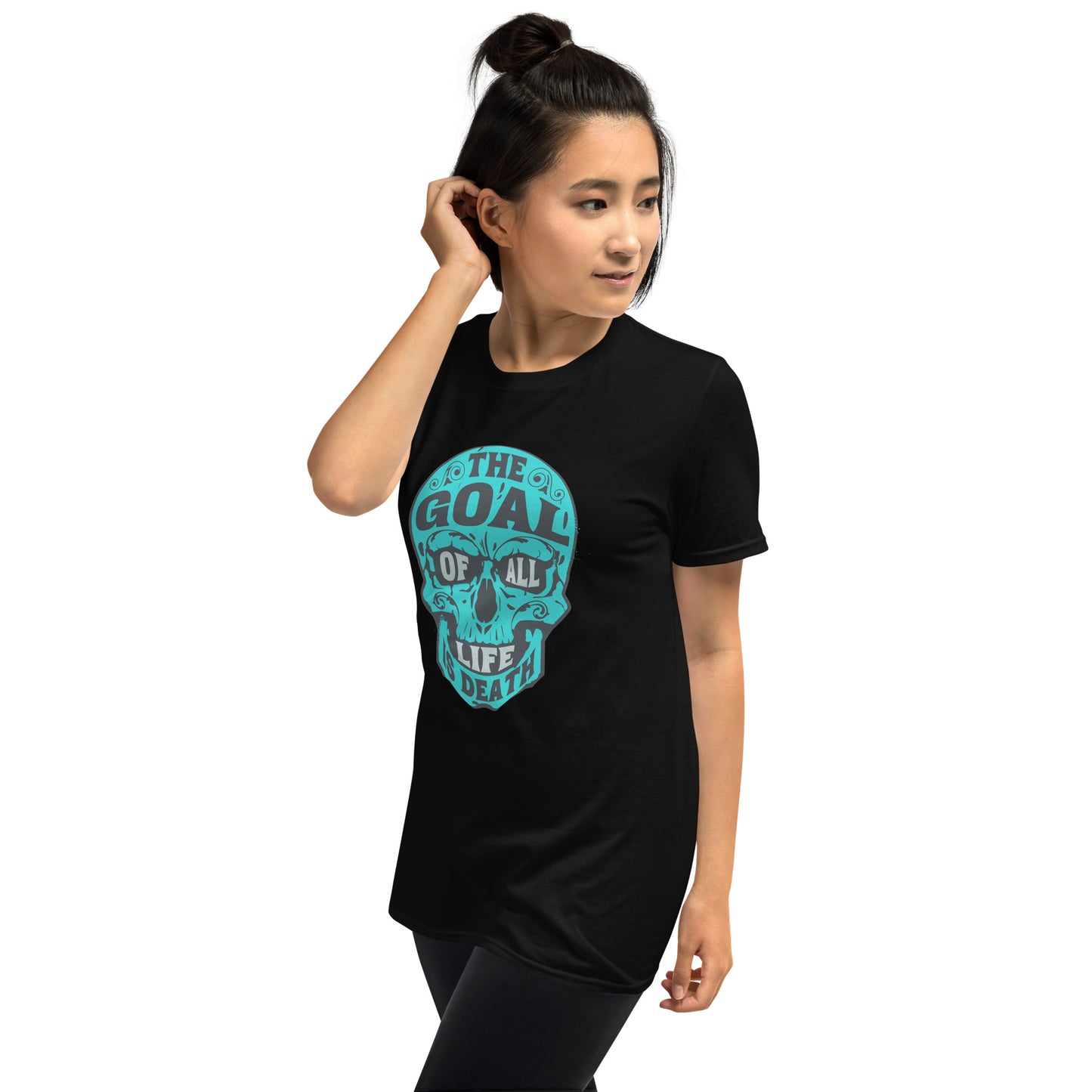 Skull of Death Azul Short-Sleeve Unisex T-Shirt