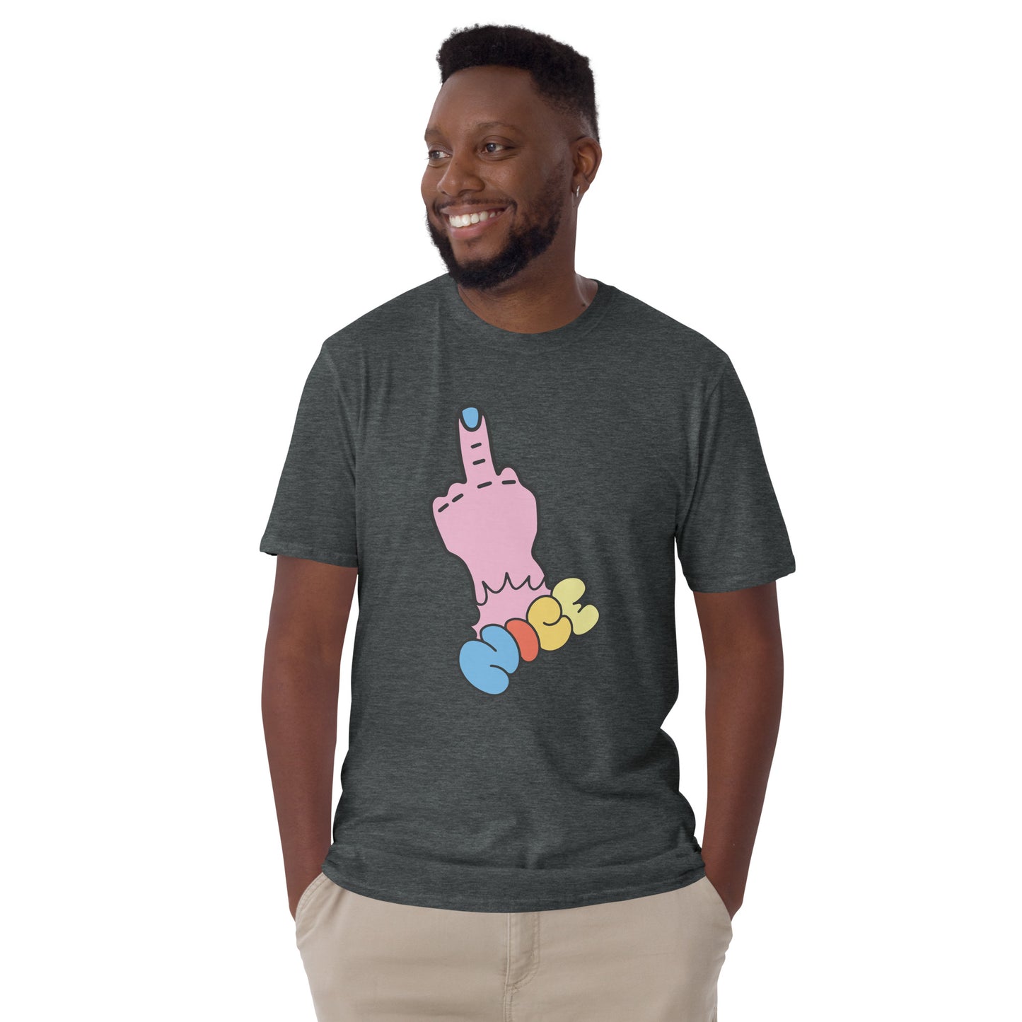 Nice Finger Short-Sleeve Unisex T-Shirt