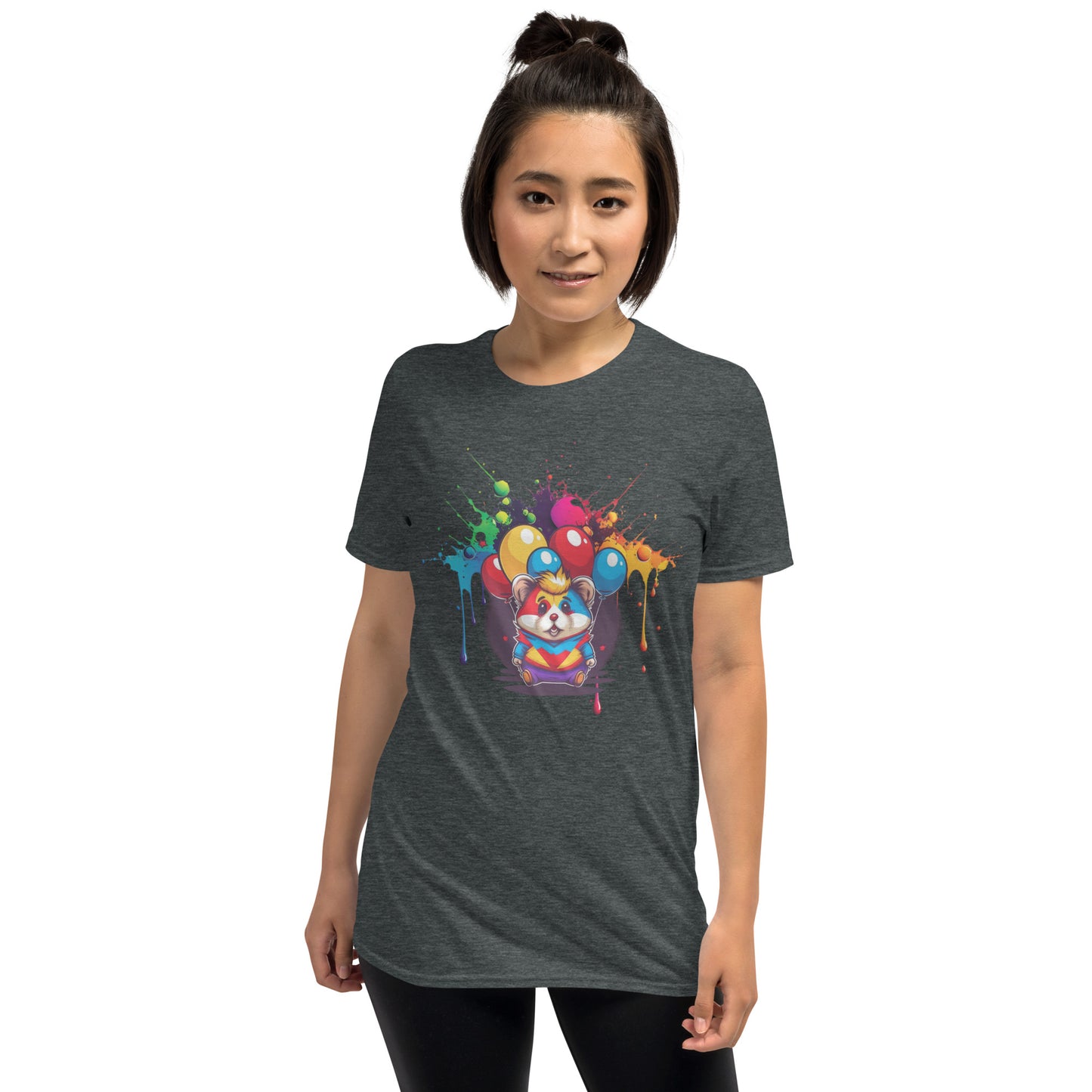 Cute Mouse Clown Short-Sleeve Unisex T-Shirt