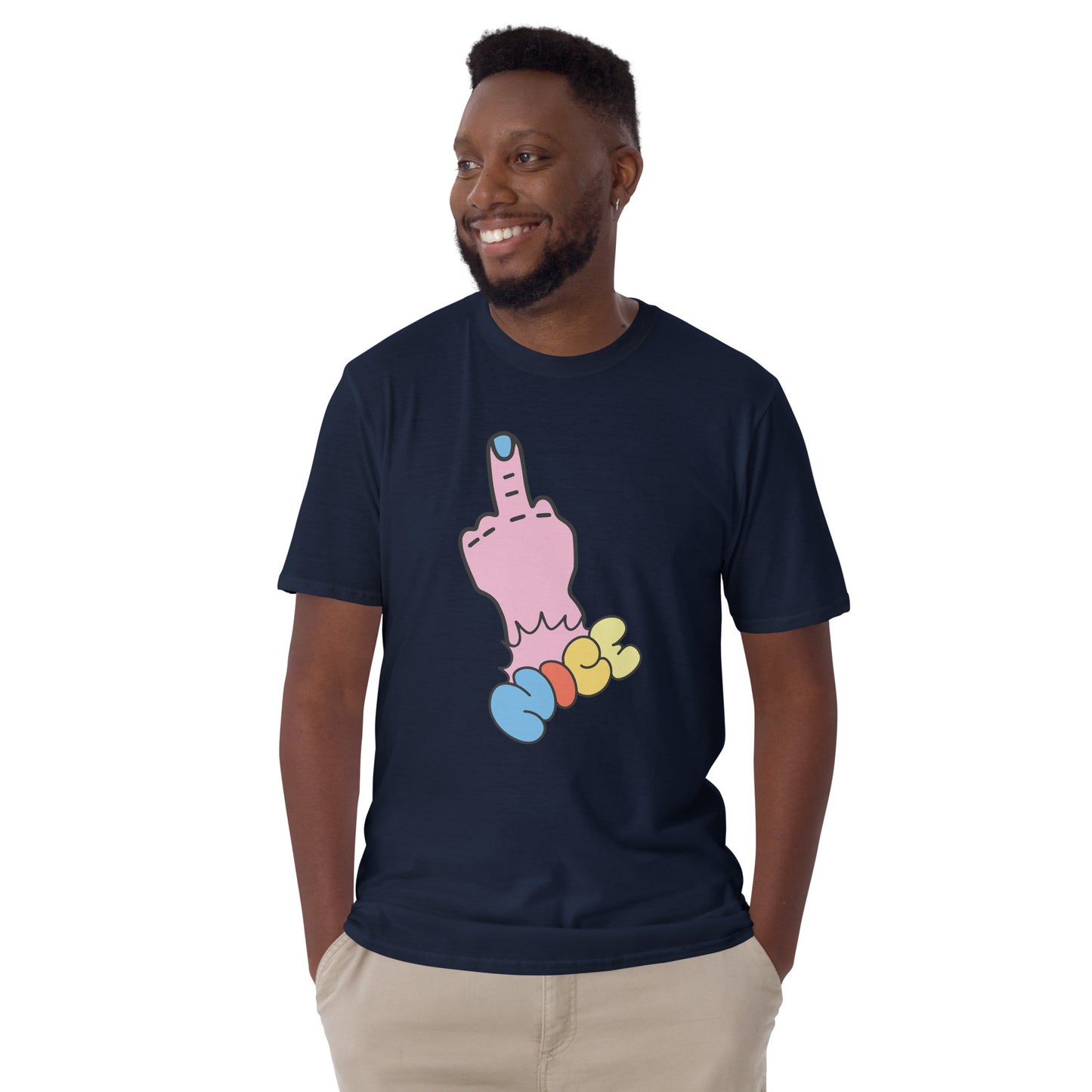 Nice Finger Short-Sleeve Unisex T-Shirt