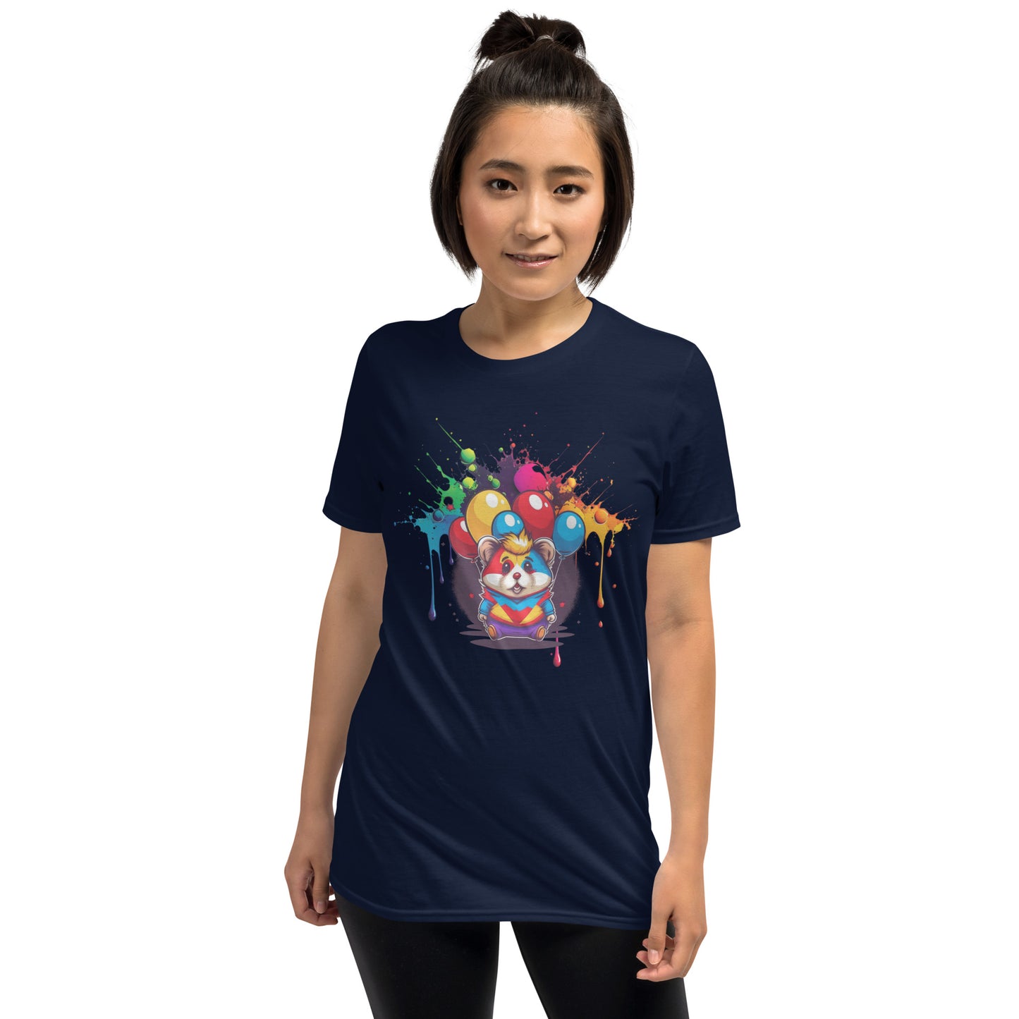 Cute Mouse Clown Short-Sleeve Unisex T-Shirt