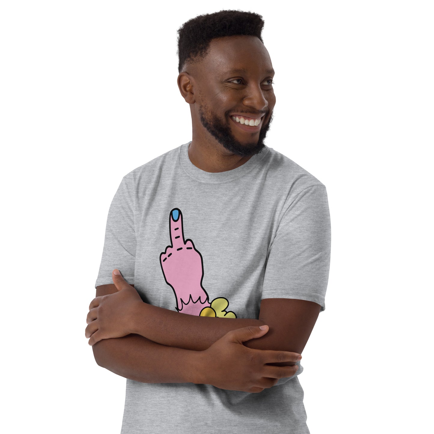 Nice Finger Short-Sleeve Unisex T-Shirt