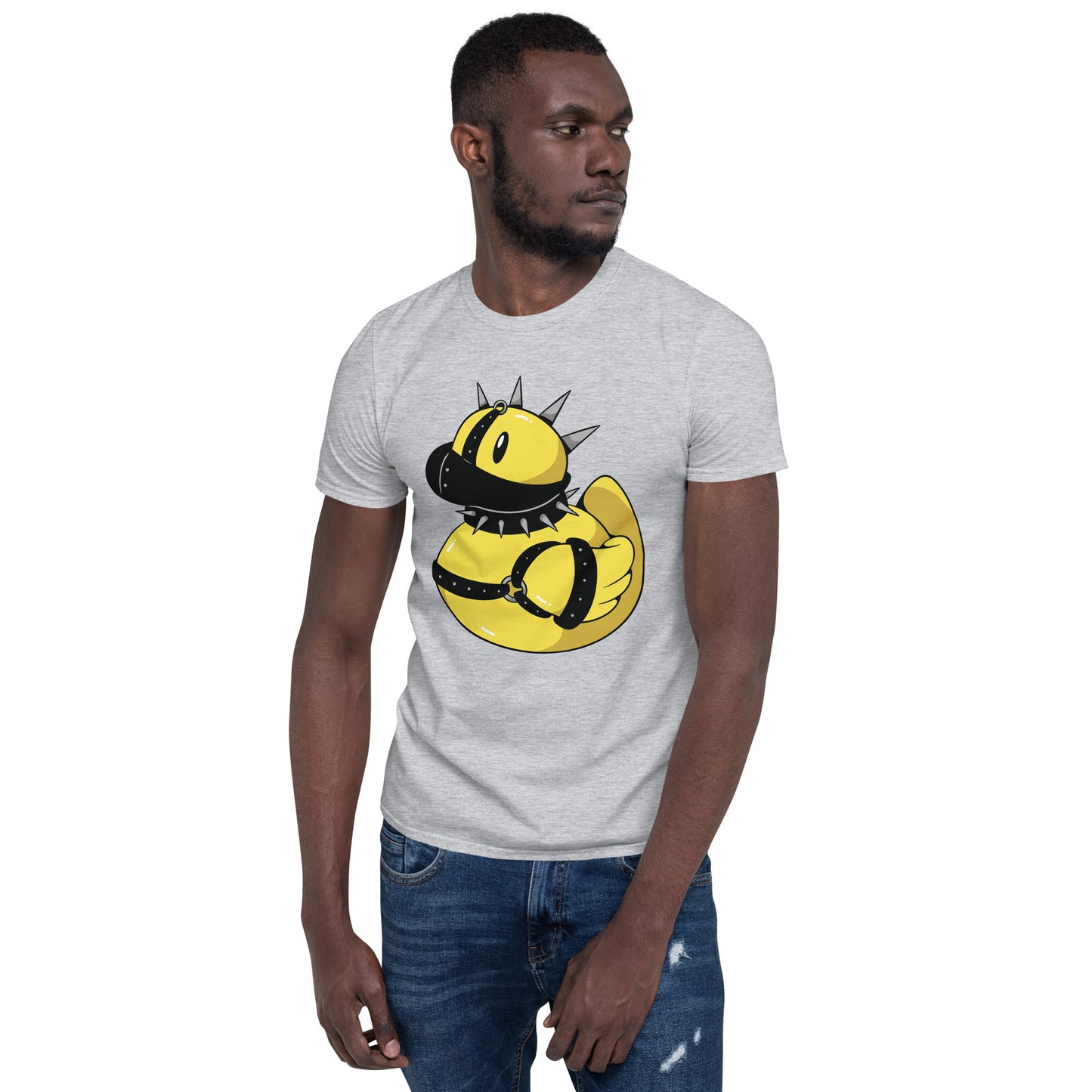 Punk Rock Rubber Duck Short-Sleeve Unisex T-Shirt