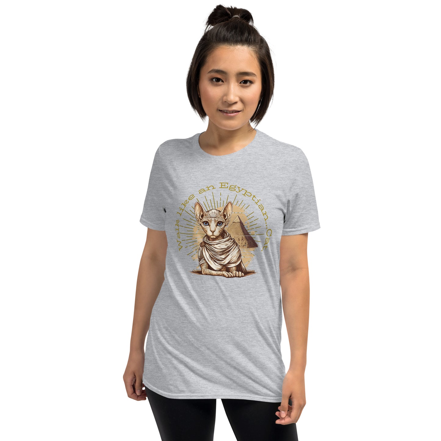 Egyptian Cat Short-Sleeve Unisex T-Shirt