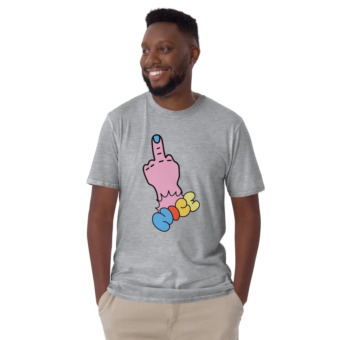 Nice Finger Short-Sleeve Unisex T-Shirt