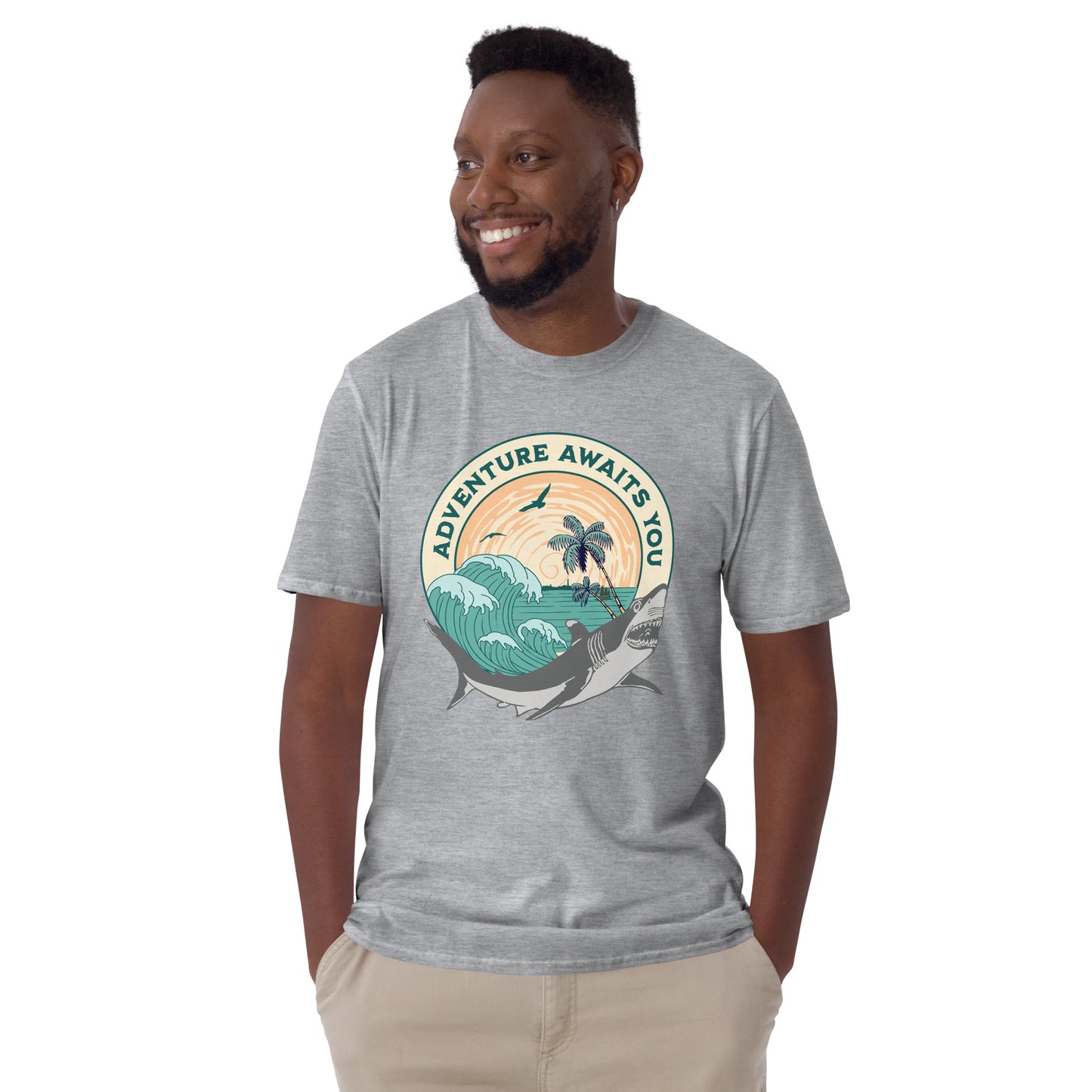 Adventure Awaits You Short-Sleeve Unisex T-Shirt