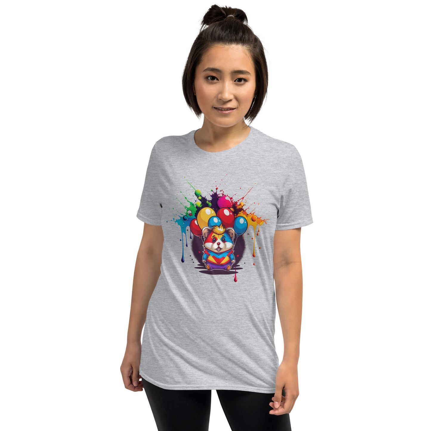 Cute Mouse Clown Short-Sleeve Unisex T-Shirt