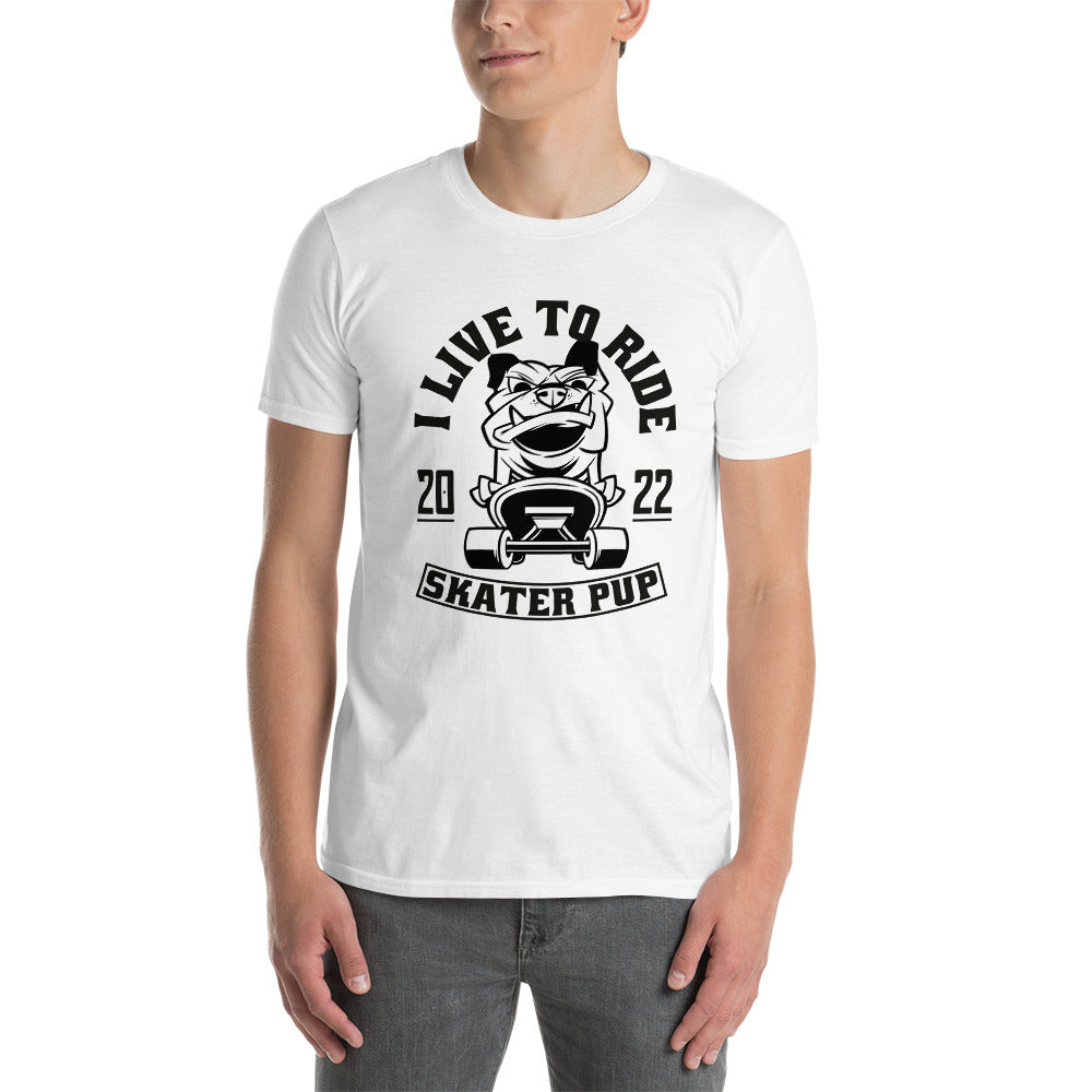 Skater Pup Short-Sleeve Unisex T-Shirt