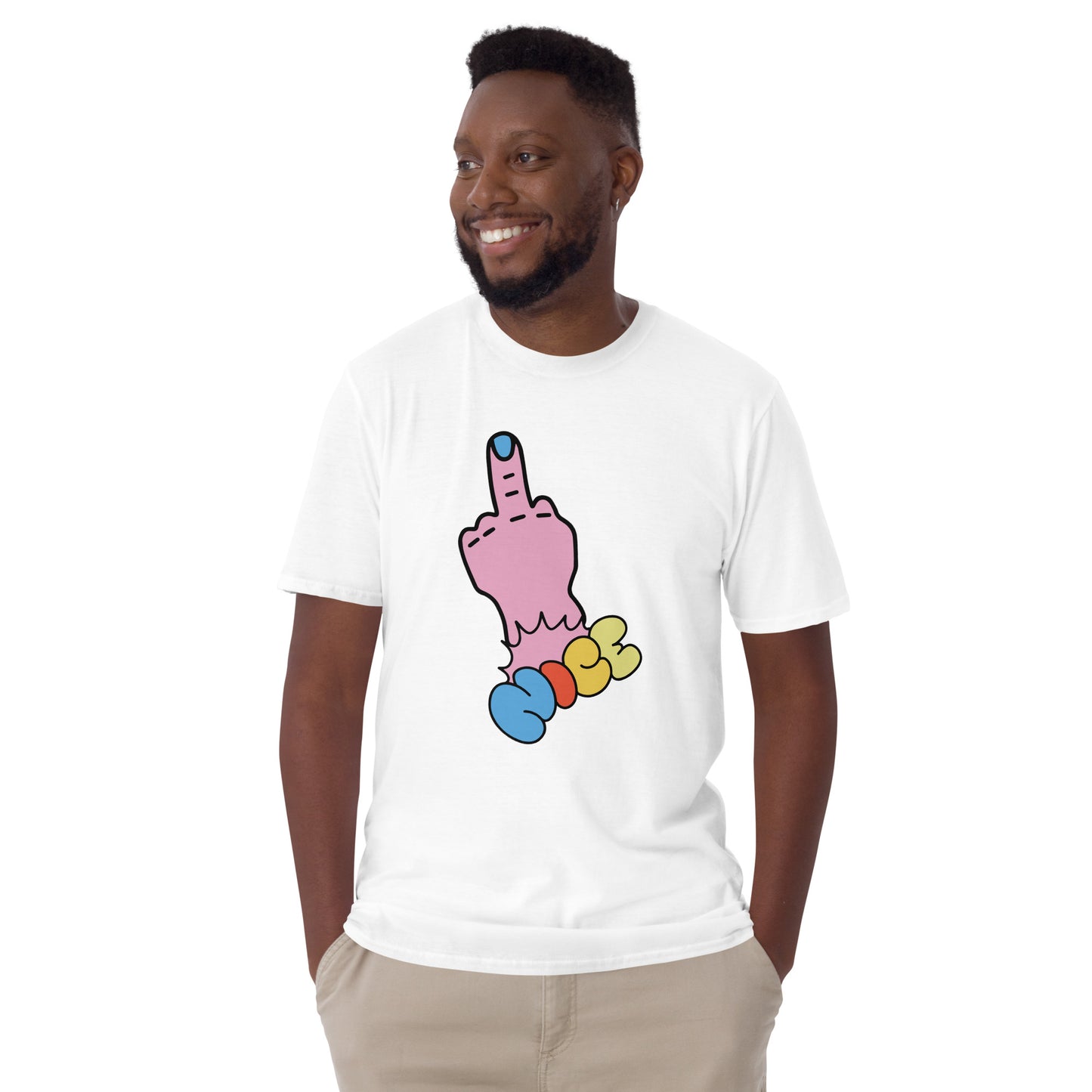 Nice Finger Short-Sleeve Unisex T-Shirt