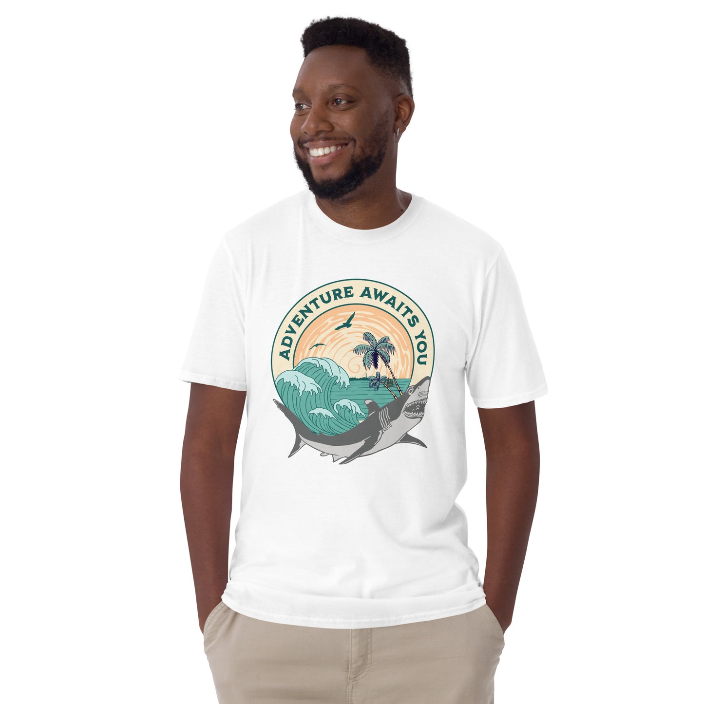 Adventure Awaits You Short-Sleeve Unisex T-Shirt