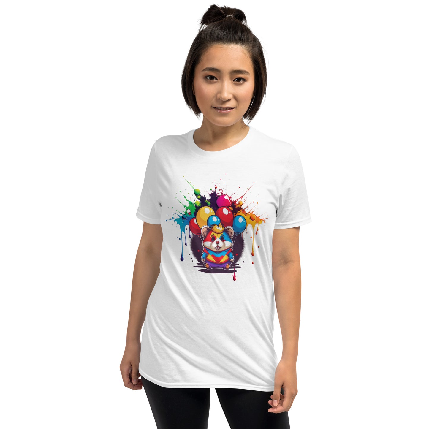 Cute Mouse Clown Short-Sleeve Unisex T-Shirt