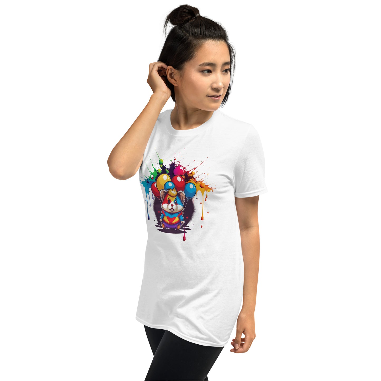 Cute Mouse Clown Short-Sleeve Unisex T-Shirt