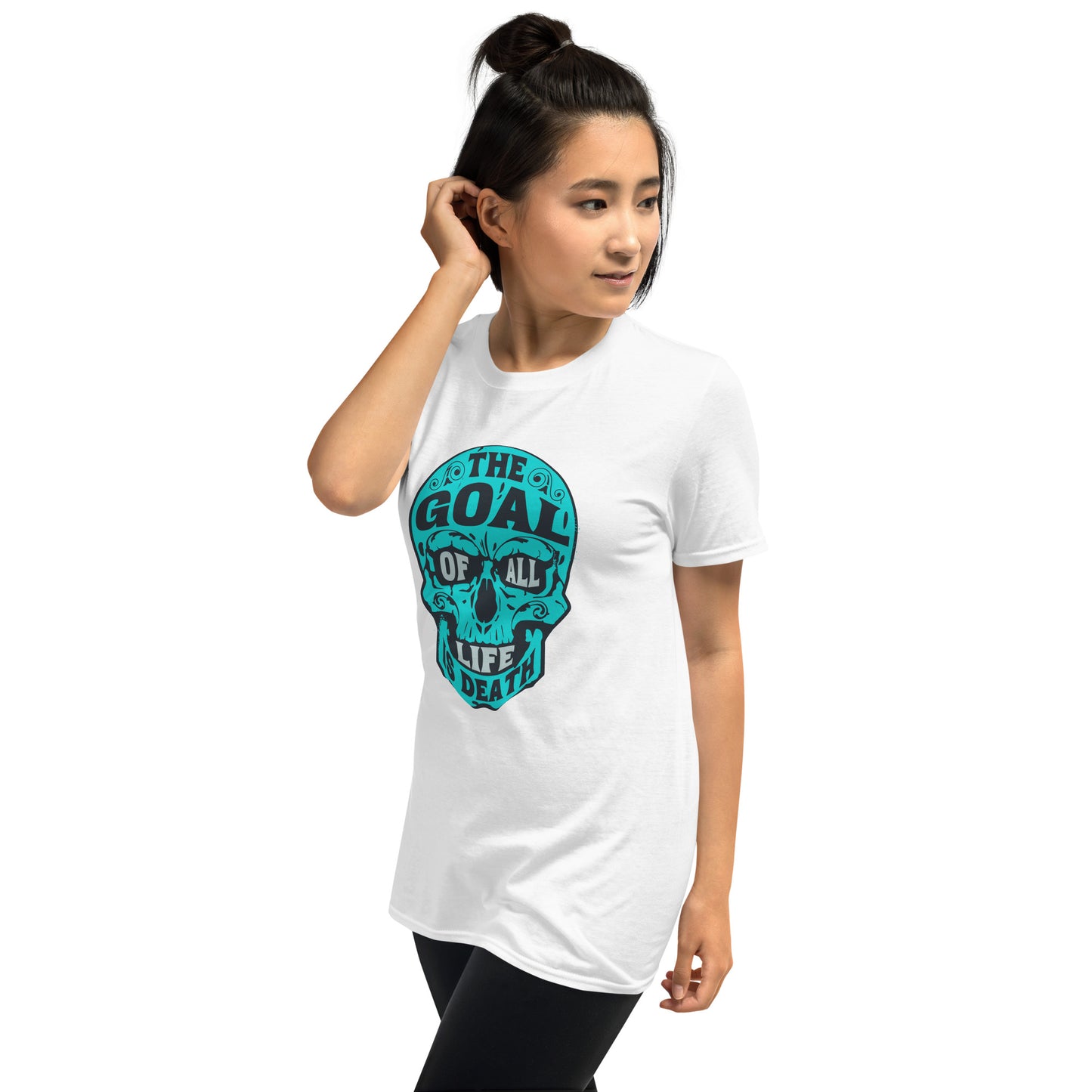 Skull of Death Azul Short-Sleeve Unisex T-Shirt