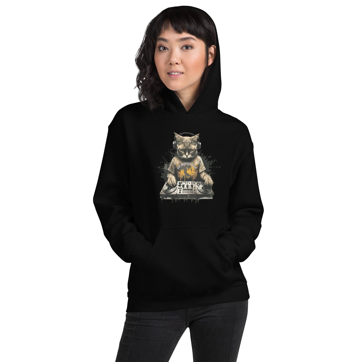 Cat DJ Unisex Hoodie