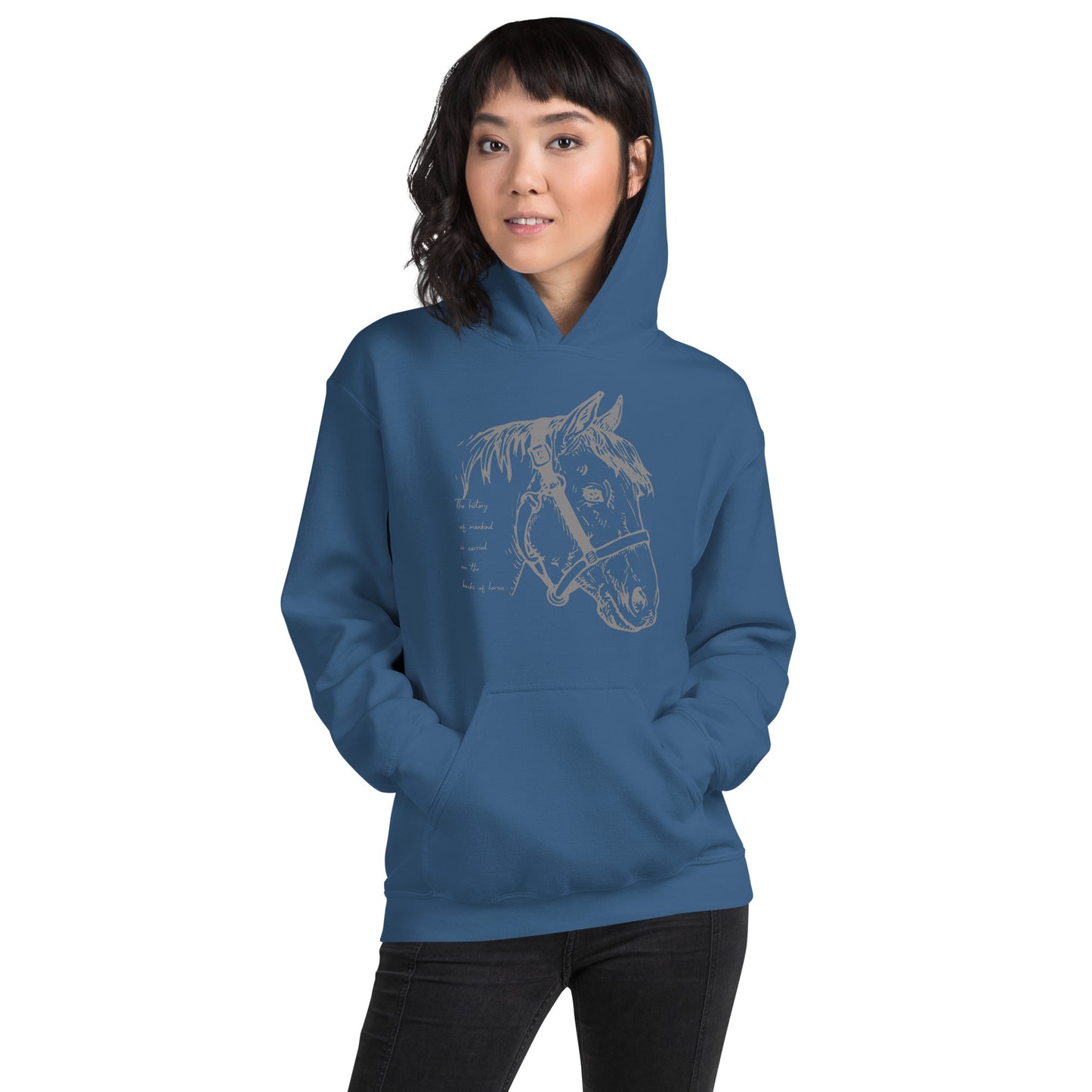 Horses Carry History Unisex Hoodie