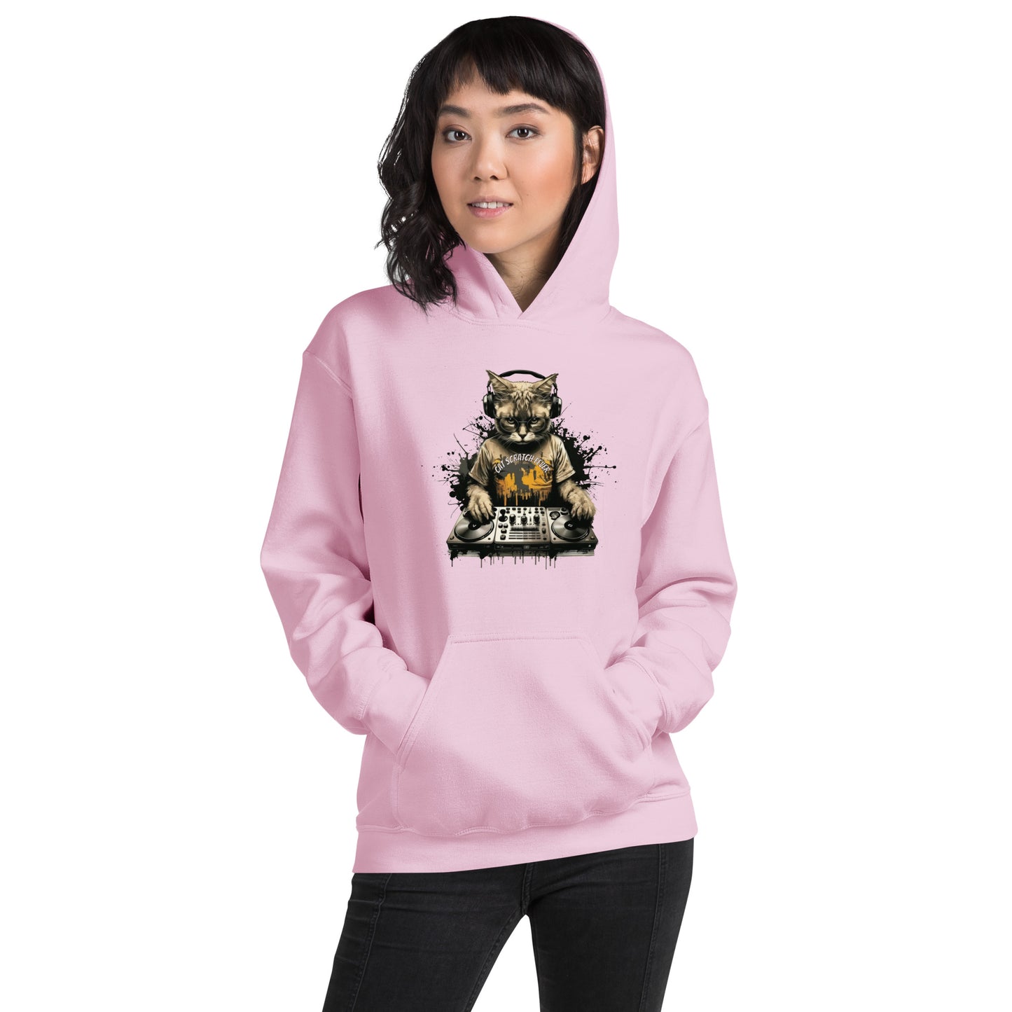 Cat DJ Unisex Hoodie