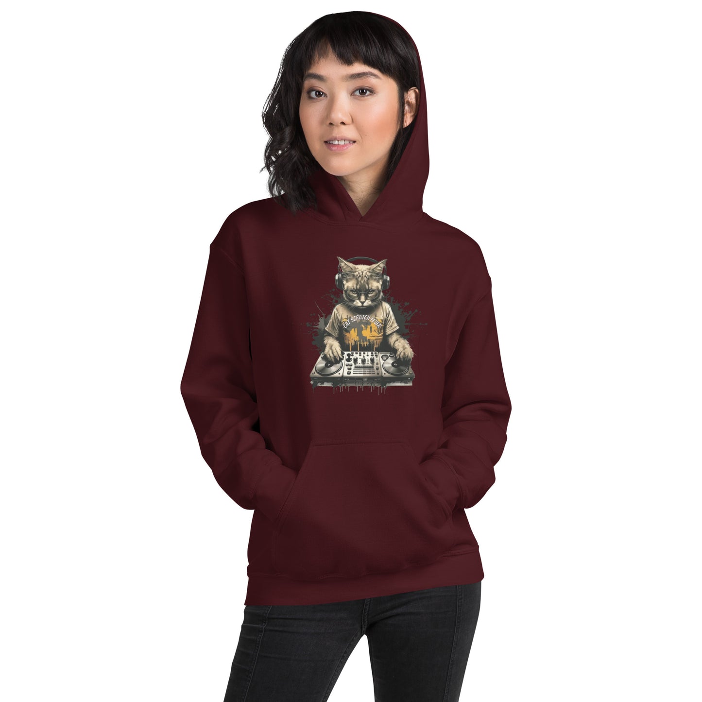 Cat DJ Unisex Hoodie