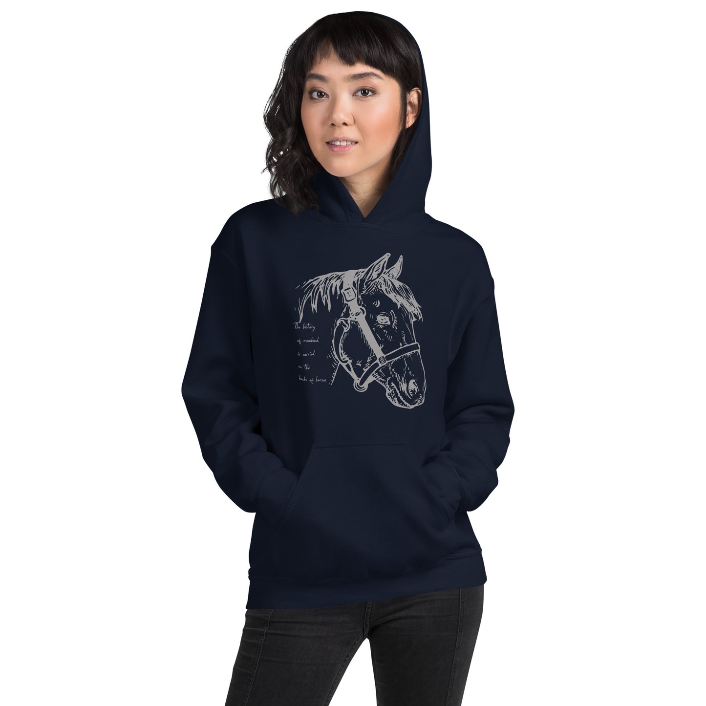 Horses Carry History Unisex Hoodie