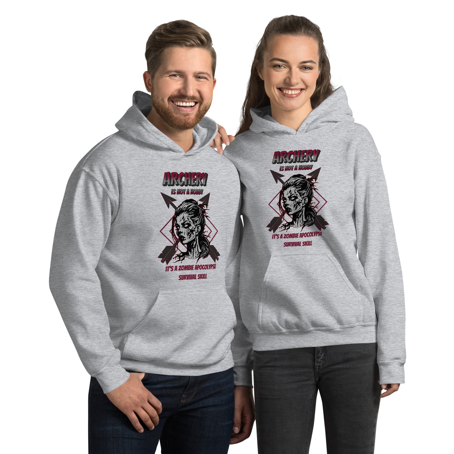 Archery Zombie Apocalypse Unisex Hoodie