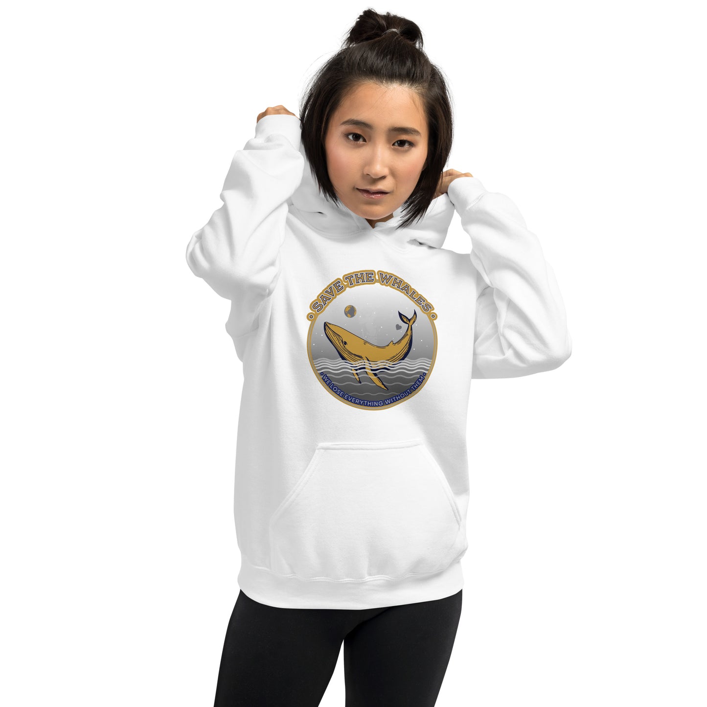 Save the Whales Unisex Hoodie