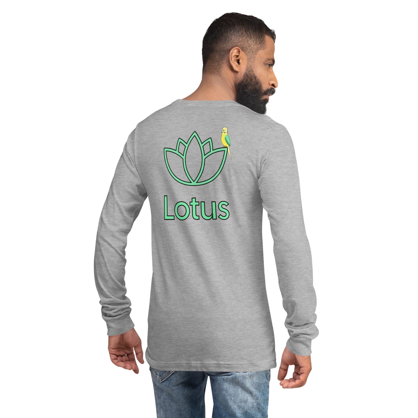 Lotus Bird Unisex Long Sleeve Shirt