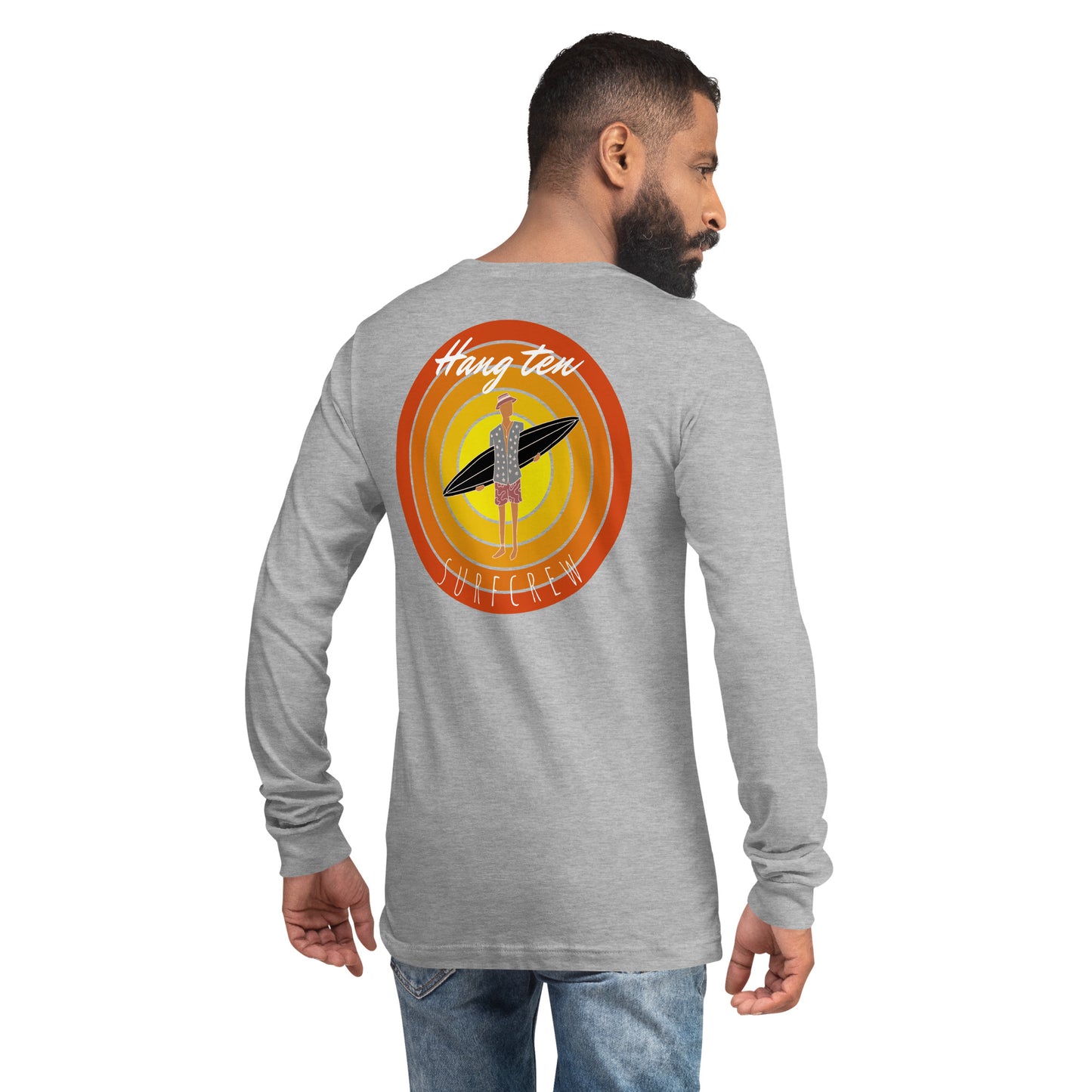 Hang Ten Surf Crew Unisex Long Sleeve Shirt