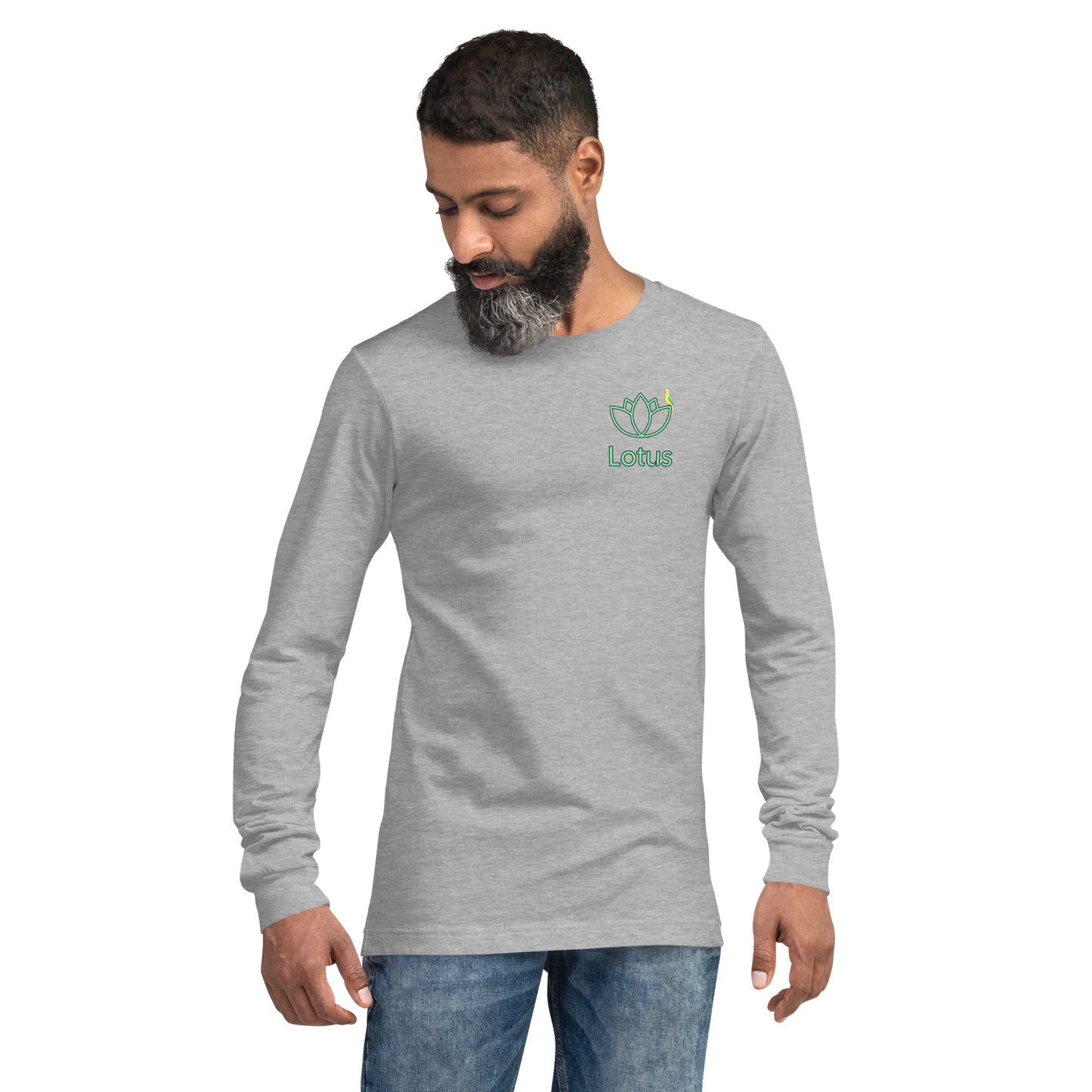 Lotus Bird Unisex Long Sleeve Shirt