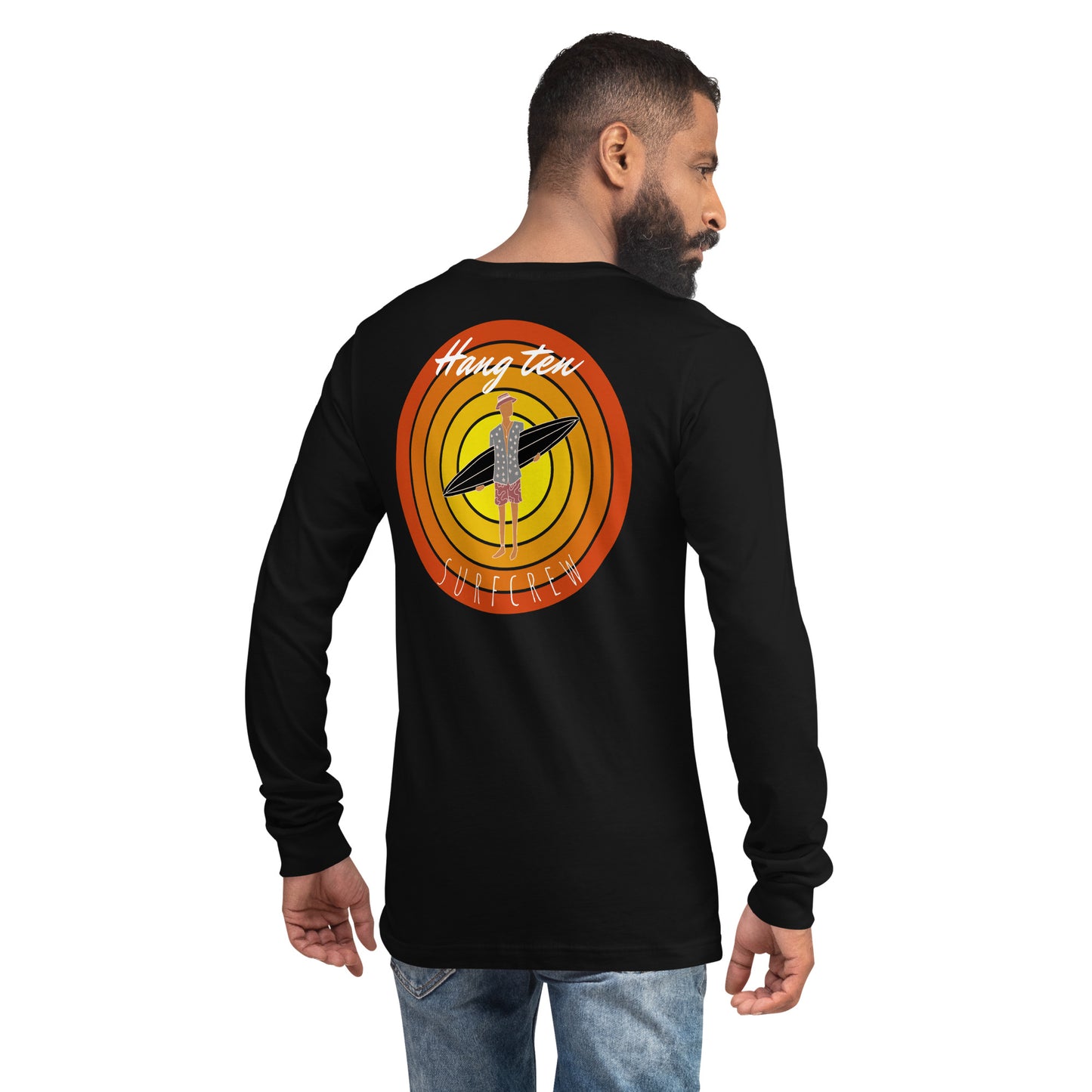 Hang Ten Surf Crew Unisex Long Sleeve Shirt