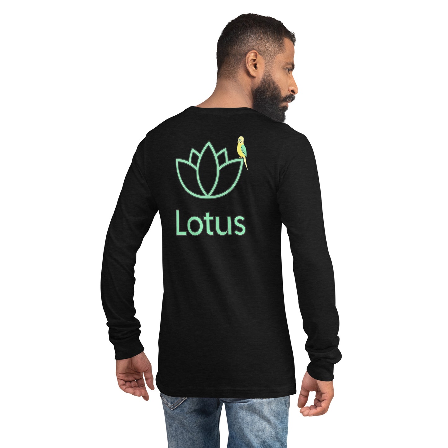 Lotus Bird Unisex Long Sleeve Shirt