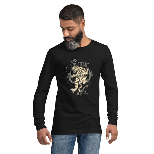 The Tiger's Heart Wild & Free Unisex Long Sleeve Shirt