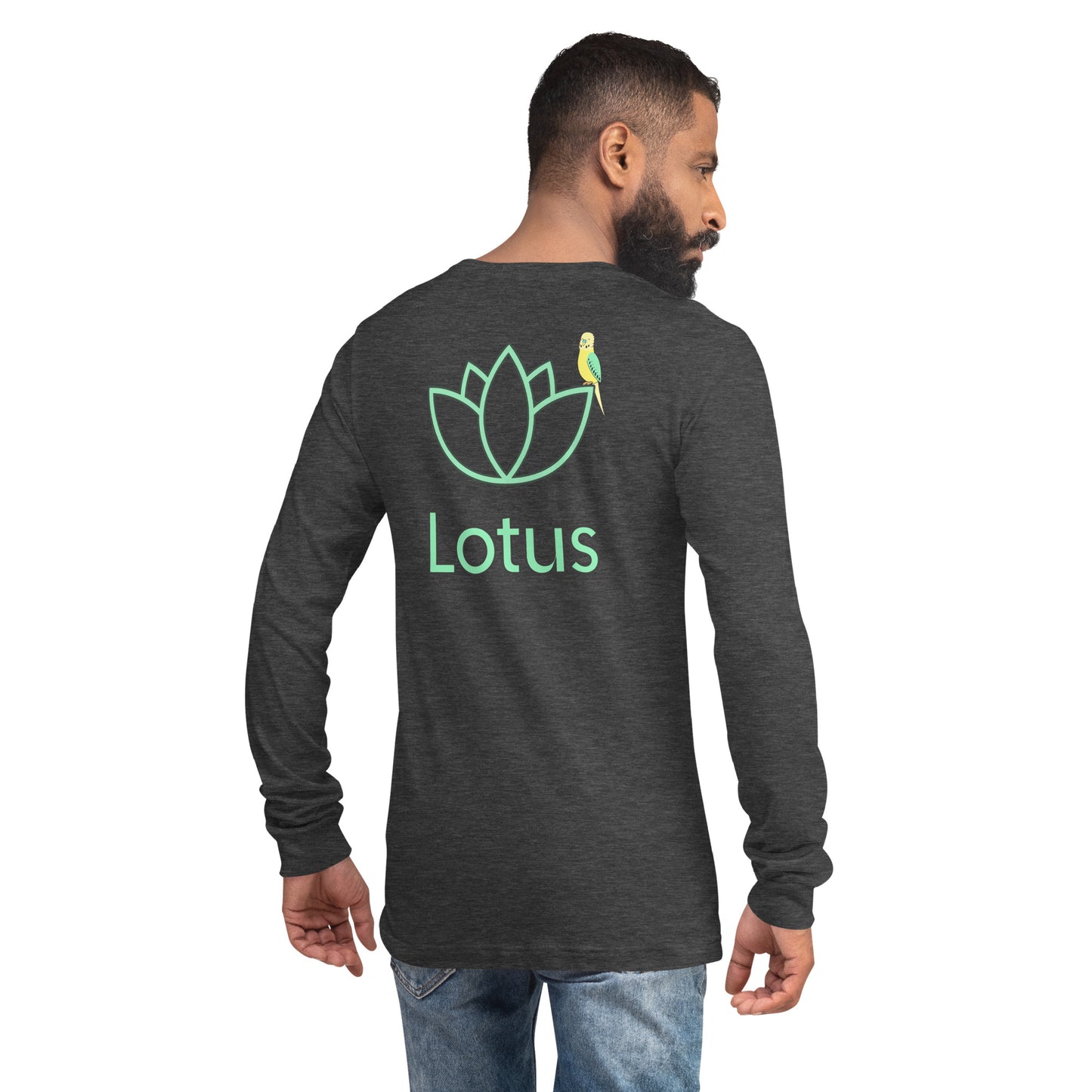 Lotus Bird Unisex Long Sleeve Shirt