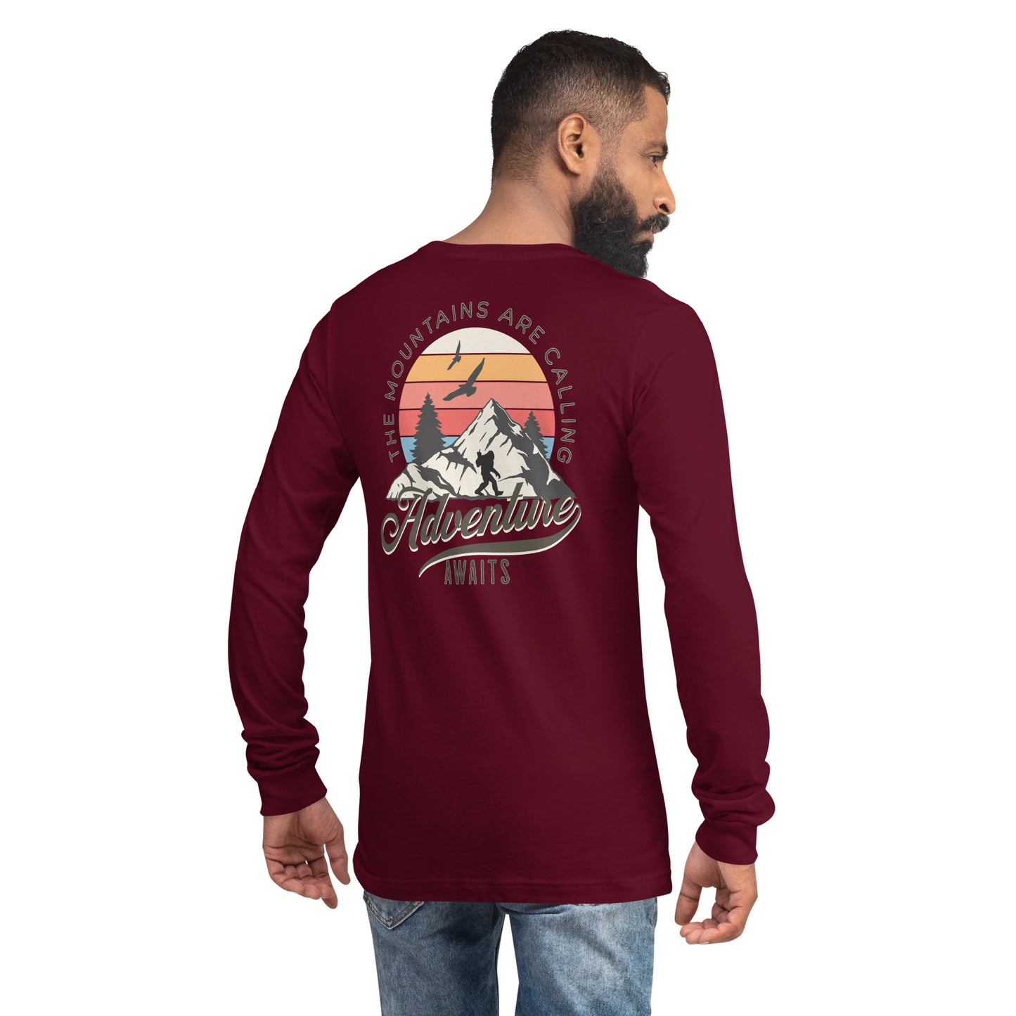 Sasquatch Adventure Awaits Unisex Long Sleeve Shirt