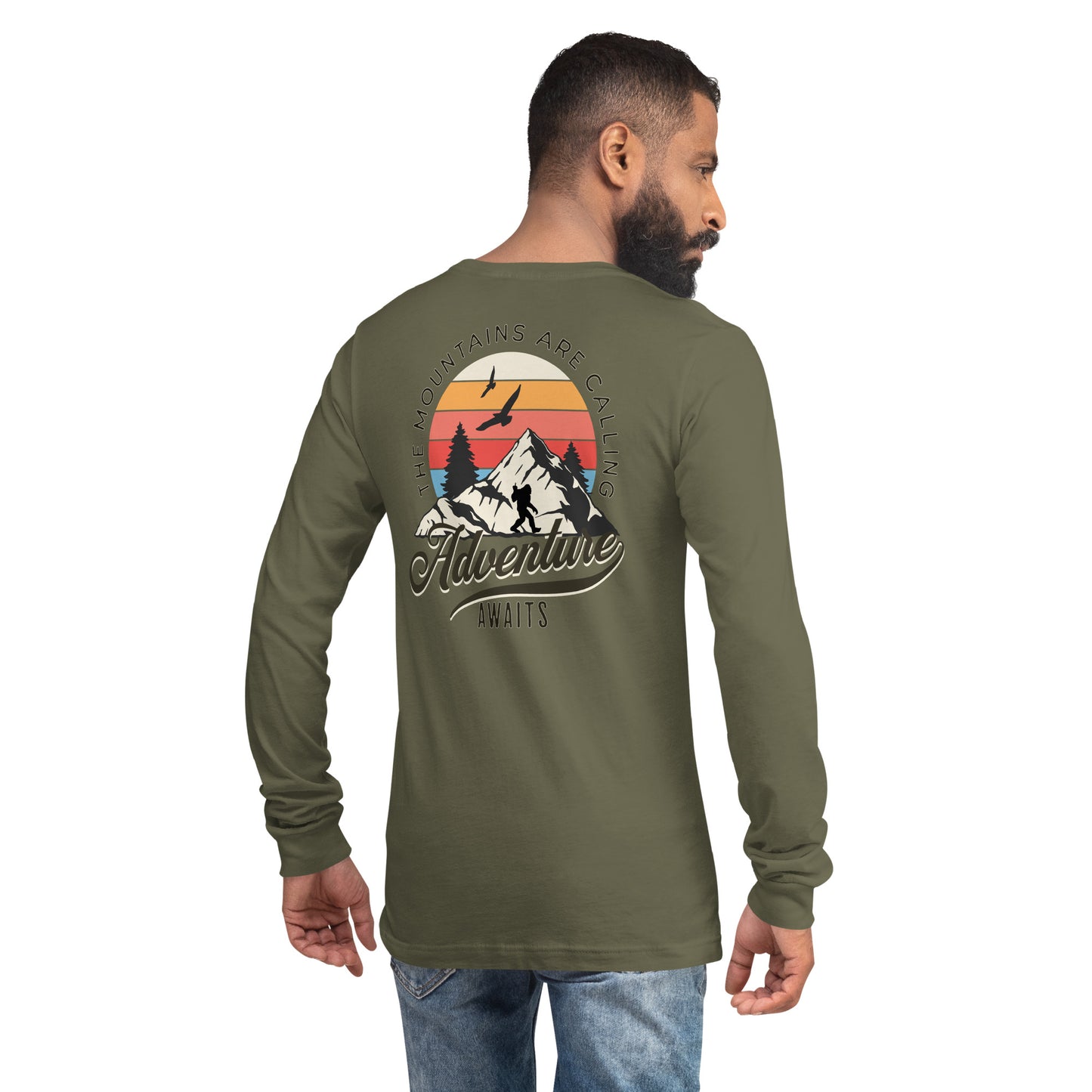 Sasquatch Adventure Awaits Unisex Long Sleeve Shirt