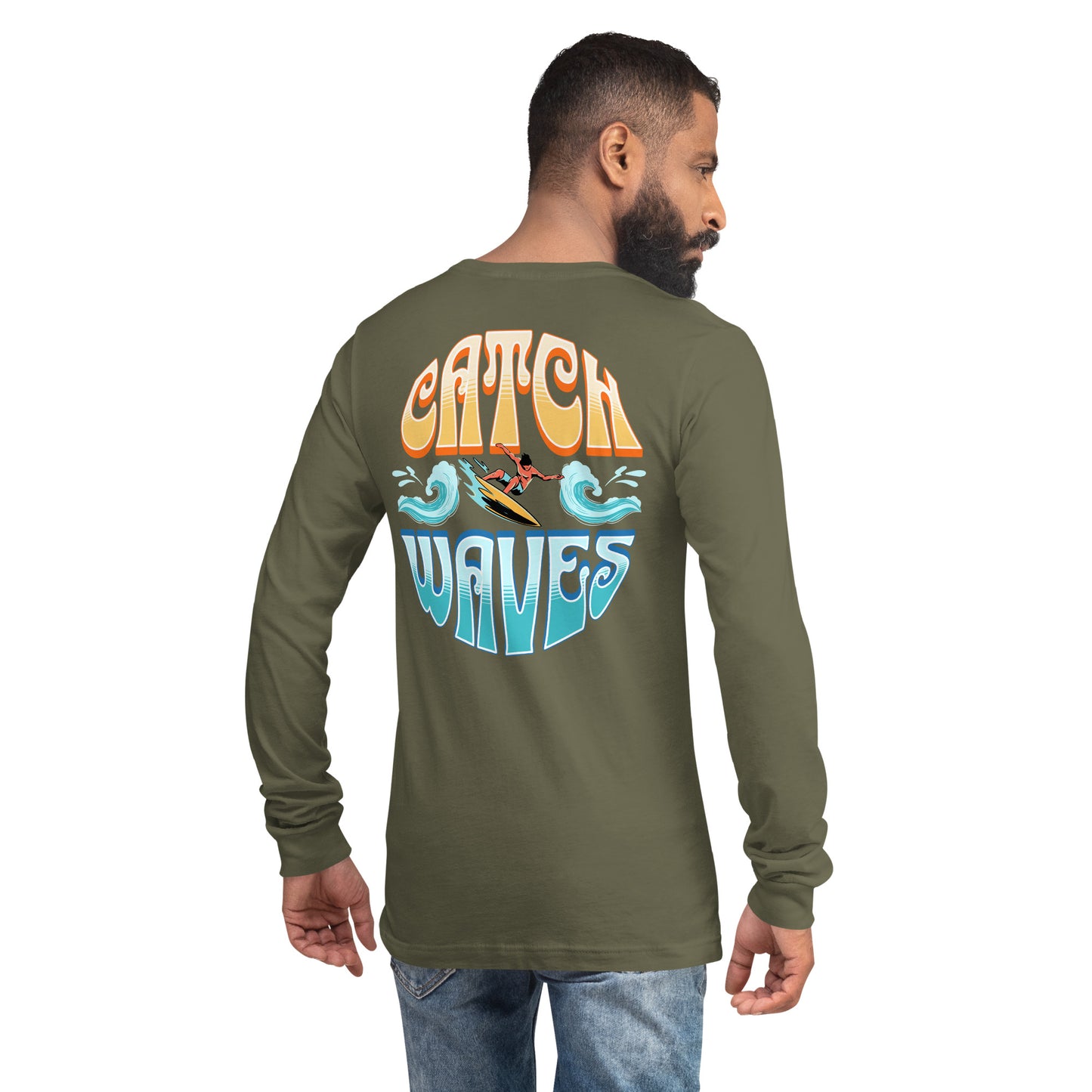 Catch Waves Unisex Long Sleeve Shirt