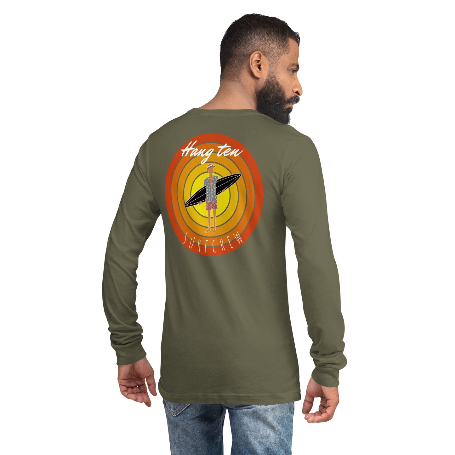 Hang Ten Surf Crew Unisex Long Sleeve Shirt